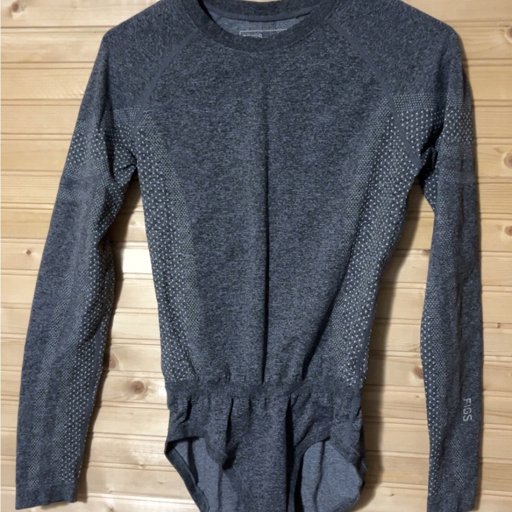 Figs Charcoal Underscrub Bodysuit